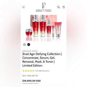 Prédiré Snail Age Defying Collection - Pink